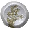 MERCURY PIATTO OVALE DECORATO BIANCO/ORO 14037