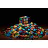 MagicubeTech Trucco Magia Mini Cubo in Cioccolato Apparizione Close Up Palco Gimmick Pro