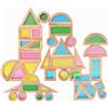 Blocchi di Legno con Acrilico Sensoriali Blocchi Arcobaleno Educativi