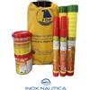 KIT DOTAZIONE DI SICUREZZA BARCA ENTRO 6/12/50 MIGLIA RAZZI FUMOGENI SOCCORSO