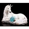 Figuren Shop GmbH Einhorn Figur Jewelled Tranquillity Cavallo Fantasy Pietre Preziose Decorate