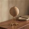 Sfera Ornamentale In Travertino, Ornamento Ornitologico, Pezzo Con Gambe E