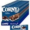 Corny Original 60 Barrette Cereali Cookies & Cream, 10x6x23g | Zero conservanti, senza olio di palma, snack merenda, colazione, gusto biscotto e crema, scuola, in famiglia