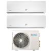 OneClima Condizionatore Dual Split OneClima Ultra 9+12 con MLT18x2/Y24 R-32 Wi-Fi Integrato Pannello Telato