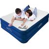 AeroRest Materassino ad aria Cloud Top per letto matrimoniale, extra lungo 210 cm, con coprimaterasso rimovibile e lavabile, materasso ad aria alto e robusto, gonfiabile grazie alla pompa elettrica