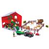 Burago Bburago Set da gioco in scala 1:43 con trattore Massey Ferguson, veicolo da fattoria pressofuso, set di giocattoli per bambini, dai 3 anni in su
