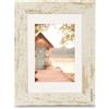 Hama Cornice in plastica Cottage bianco antico 15x20 cm"