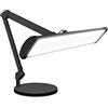 Neatfi Lampada LED da Scrivania con base, 3.500 Lumen, Dimmerabile (Nero) | Luminosità regolabile, 45 W, 270 LED SMD, luce senza sfarfallio con morsetto, ideale per manicure e lavoro.