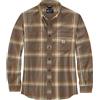 Carhartt Rugged Flex Relaxed Fit Midweight Flannel Long-Sleeve Plaid Shirt Camicia Scozzese a Maniche Lunghe in Flanella di Peso Medio Resistente e Flessibile Uomo