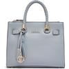 Liu Jo Borsa a Mano Manhattan, Cloud, Similpelle Ecosostenibile, 27x22x12 cm, con Tracolla Regolabile e Sganciabile