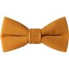 HOULIFE Papillon in velluto per bambini, regolabile, pre-annodato, per ragazzo, ragazza, tinta unita, papillon a farfalla, per feste, balli, banchetti e matrimoni