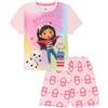 DREAMWORKS GABBY'S DOLLHOUSE Gabby's Dollhouse Pigiama corto rosa con glitter per ragazze rende tutto meglio
