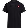 THE NORTH FACE - T-Shirt Grafica Regolare da Uomo Never Stop Exploring - Morbido Cotone, Miscela di Poliestere - Stampa Grafica a Base d'Acqua