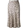 comefohome Gonna da donna leopardata midi gonne lunghe estive nascoste in vita elasticizzata casual leopardata gonna midi