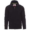 Ergos Workwear Payper - Panama+ Felpa da Uomo Zip Intera a Manica Lunga Collo Alto