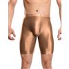 Ausing Boxer da uomo lucidi, con glitter, sportivi, sexy, a compressione, taglie M-2XL