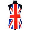 Apron Grembiule in cotone stampato, motivo: The British Souvenir Collection, bandiera inglese
