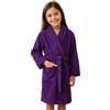 A2Z 4 Kids Ragazze Ragazzi Accappatoio Asciugamano 100% Cotone Spugna Colletto a Sciarpa Accappatoio Vestaglia Spiaggia Accappatoio per Bambini Età 5-13 Anni