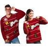 United Labels The Peanuts Maglione natalizio unisex - Snoopy Inverno Maglia Maglione Ugly Christmas Sweater Natale per uomo e donna blu, Blu