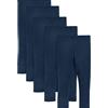 NEXT Ragazza Confezione da 5 Leggings | Bambino elasticizzato a 4 vie, elastico in vita, vita media, slip on