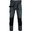 MS9 Pantaloni da Lavoro Slim Fit da Uomo in Elastan Elasticizzato con Tasche Multifunzione e Ginocchiere F1