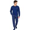 Intimitaly Irge® Pigiama Uomo Invernale Lungo 100% Caldo Cotone Interlock in Scatola Idea Regalo di Natale Pigiama Uomo Cotone Lungo