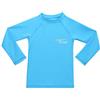 TIZAX Rash Guard per Bambina Maglia Nuoto UV Protettiva con Maniche Lunga Costume da Bagno per Ragazze Asciugatura Rapida 4-14 Anni