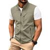 Oanviso Gilet Uomo Estivo Outdoor Smanicato Giacca Leggero | Softshell, Giacca, Giubbino, Senza Maniche, Traspirante, da Lavoro, Sportivo, Trekking, All'aperto Pesca, Fotografi