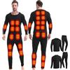 GHKWXUE W-88 Set di Biancheria Intima Termica riscaldata da Uomo Uomo (Pacco da 1)