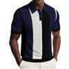 PJ PAUL JONES Polo da uomo a maniche corte, vintage, in maglia