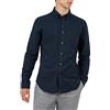 Ben Sherman - Camicia Oxford a maniche lunghe, da uomo, colore: Blu scuro