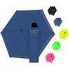 Doppler Safety Reflect Ombrello in colori neon I Ombrello con bordo riflettente e apertura a mano I Mini ombrello con borsa portaombrelli coordinata I Ombrello tascabile leggero per gli spostamenti