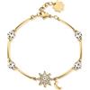 Brosway Bracciale Donna, Bracciale Rigido in Acciaio e Cristalli con Simbolo Stella | Collezione Chakra - BHKB124