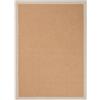 carpetfine Tappeto Sisal colore naturale 80x150 cm tessuto a mano con bordo in cotone talpa | Tappeto naturale antiscivolo Uni in tessuto piatto di fibre naturali per soggiorno e camera da letto