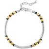 CESARE PACIOTTI 4US BRACCIALE STEEL/NERO CUBI ORO EMATITE - MULTICOLOR