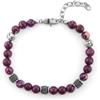 CESARE PACIOTTI 4US BRACCIALE IN ACCIAO E STICHTITE - ARGENTO/ACCIAIO