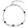 CESARE PACIOTTI 4US BRACCIALE STEEL ANCORA ONICE/ AULITE - ARGENTO/ACCIAIO