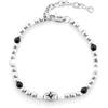 CESARE PACIOTTI 4US BRACCIALE STEEL ROSA DEI VENTI ONICE/ AULITE - ARGENTO/ACCIAIO