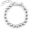 CESARE PACIOTTI 4US BRACCIALE STEEL SFERE 10MM - ARGENTO/ACCIAIO