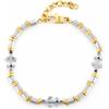 CESARE PACIOTTI 4US BRACCIALE STEEL/ORO ANCORA - DORATO