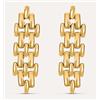 Stroili Acciaio Orecchini Pendenti Panther Chain Radiance Acciaio Dorato -