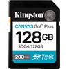 Kingston Technology 128GB SDXC Canvas Go Plus Gen4 200MB/s C10 UHS-I U3 V30