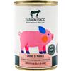 Fasson Food Carne di Maiale Alimento Completo Umido Monoproteico per Cani 400g