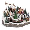 Andrea Bizzotto Villaggio Denver con Treno e Led H36,5 cm