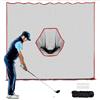 Generic Rete da golf per il cortile, rete sportiva per esercizi di golf, 3 x 3 m | Barriere per palla, reti per esercizi, ad alte prestazioni, per giochi interni/esterni