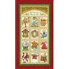 Benartex Pannello 12 Days of Christmas by Nancy Halvorsen