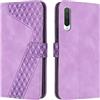 OKZone Cover per Xiaomi Mi 9 Lite/Xiaomi CC9, Custodia in PU Pelle per Xiaomi Mi 9 Lite/Xiaomi CC9, Custodia a Libro Portafoglio con Chiusura Magnetica e Slot per Carte Wallet Case Cover (Porpora)
