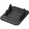 Solaughguy Supporto antiscivolo in silicone per cruscotto auto, supporto per telefoni cellulari e dispositivi GPS, grande tappetino in gomma da 11 x 9 cm con telaio sicuro per telefoni da 4,0 a 6,5
