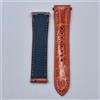 Cartier Santos cinturino alligatore arancione orange KDATYAEY 18.5/16