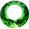 86 CT Naturale Classico Verde Topazio Taglio Rotondo Certificato Loose Gemma Con